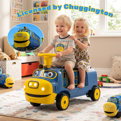 12V Kids Ride-On Train with Adjustable Seat & MusicRide-On ToyTorqelo.com