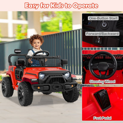 12V Kids Ride on Truck Car Battery Powered Electric VehicleTorqelo.com