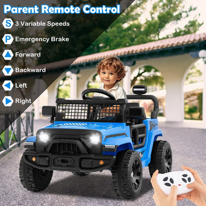 12V Kids Ride on Truck Car Battery Powered Electric VehicleTorqelo.com