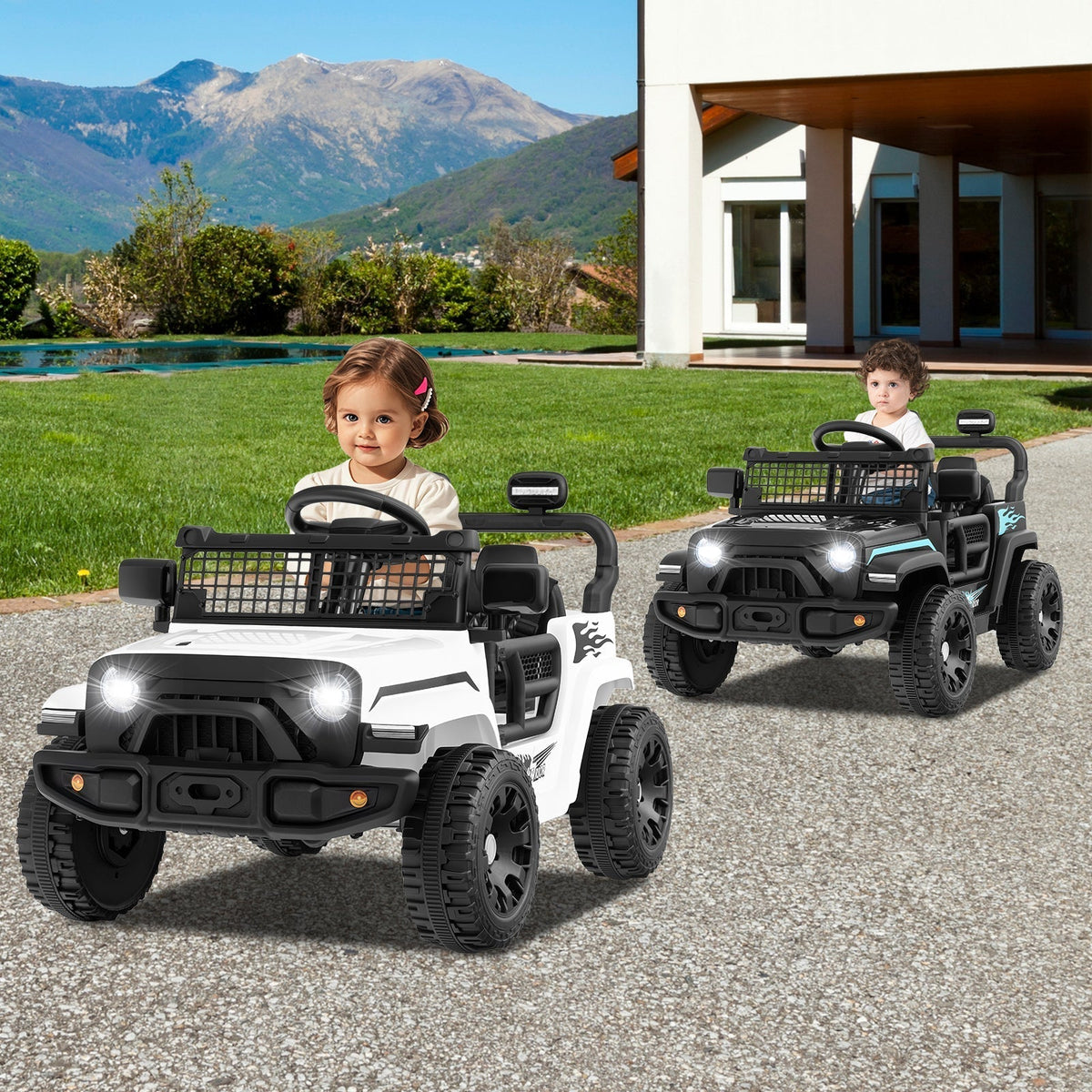 12V Kids Ride on Truck Car Battery Powered Electric VehicleTorqelo.com