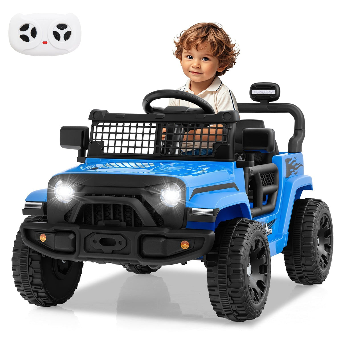 12V Kids Ride on Truck Car Battery Powered Electric VehicleTorqelo.com
