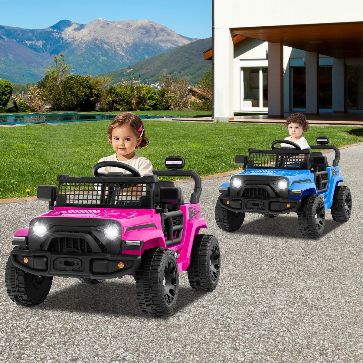 12V Kids Ride on Truck Car Battery Powered Electric VehicleTorqelo.com