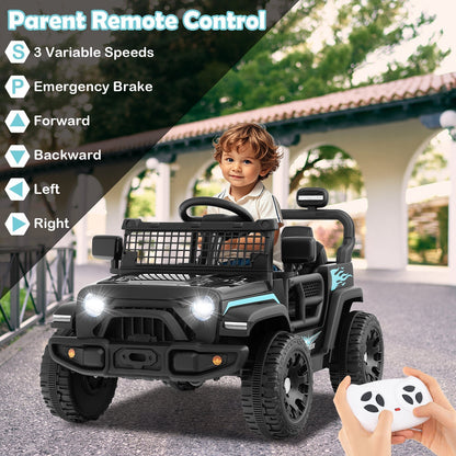 12V Kids Ride on Truck Car Battery Powered Electric VehicleTorqelo.com