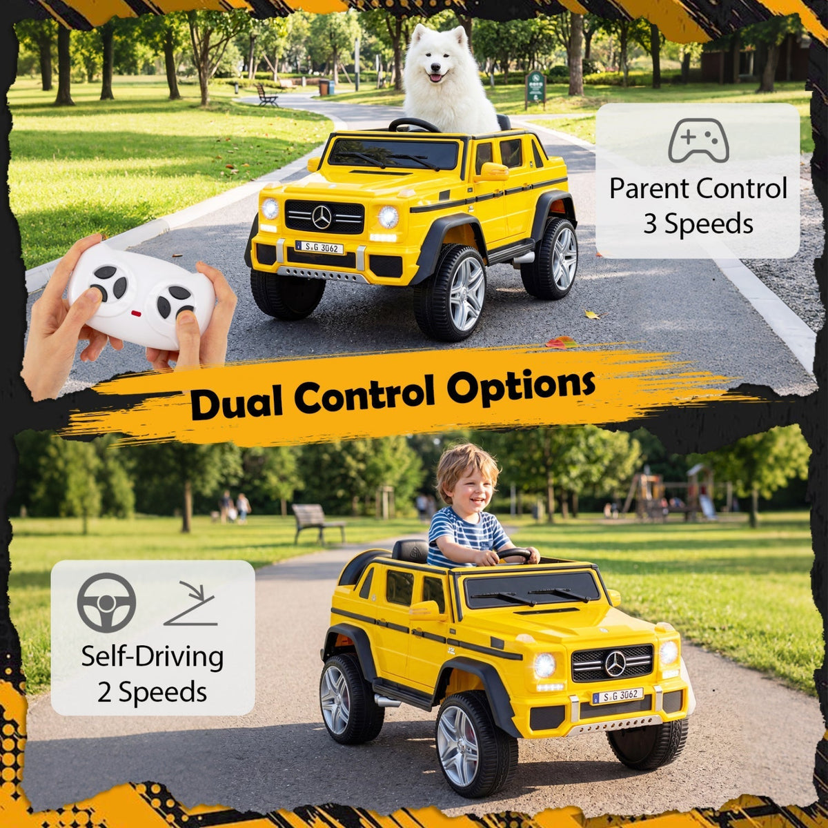12V Mercedes-Benz Kids Ride-On Car with Remote ControlRide-On ToyTorqelo.com