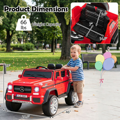 Licensed Mercedes-Benz Maybach 12V kids ride-on car with remote, GBruno Store, view 3
