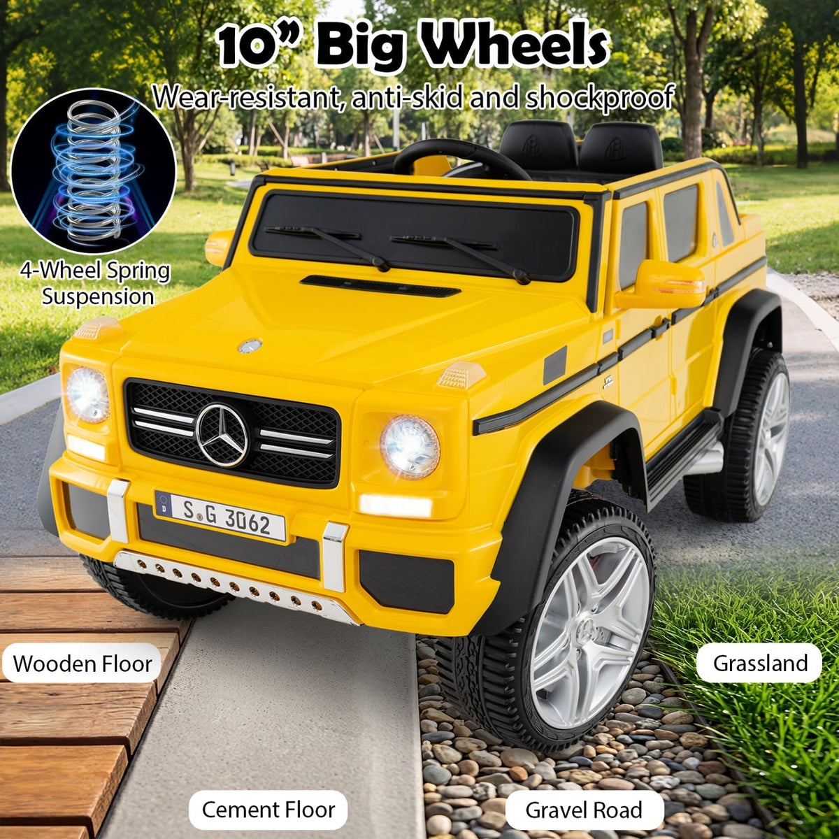 12V Mercedes-Benz Kids Ride-On Car with Remote ControlRide-On ToyTorqelo.com