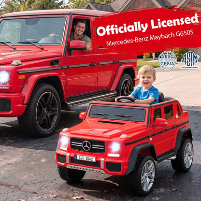 Licensed Mercedes-Benz Maybach 12V kids ride-on car with remote, GBruno Store, view 4