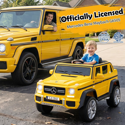 Licensed Mercedes-Benz Maybach 12V kids ride-on car with remote, GBruno Store, view 12