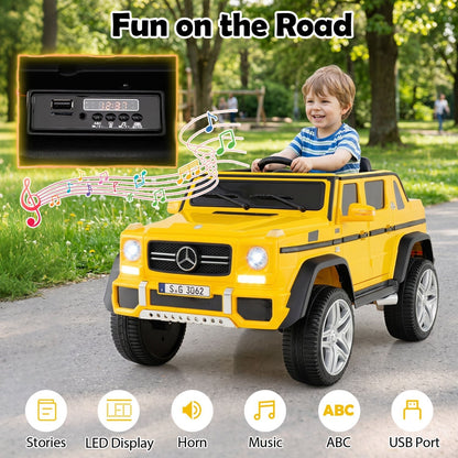 12V Mercedes-Benz Kids Ride-On Car with Remote ControlRide-On ToyTorqelo.com
