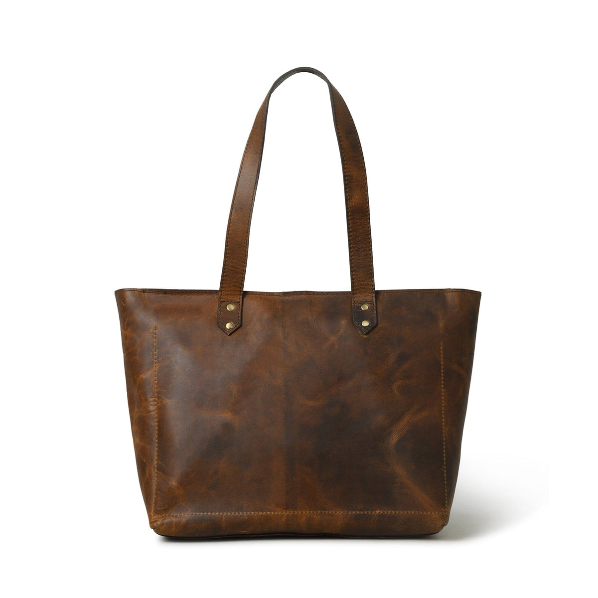 Essential Work Tote - Brown by Classy Leather Bags