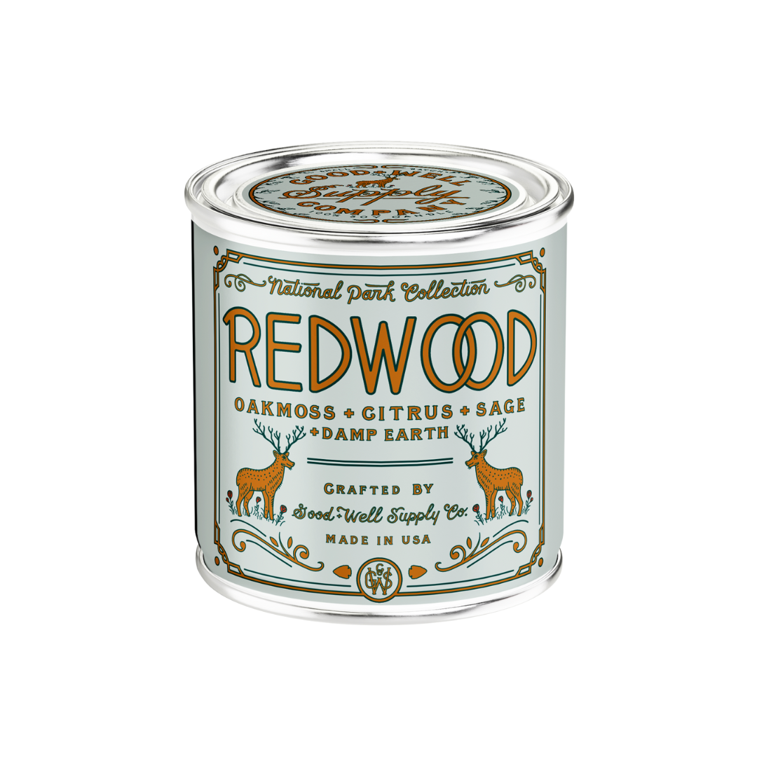 Redwood National Park Candle by Good & Well Supply Co.