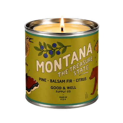 Montana State Candle by Good & Well Supply Co.
