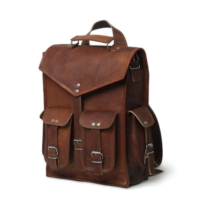 The Pre-Historic Convertible + Free Pencil Case by Classy Leather Bags