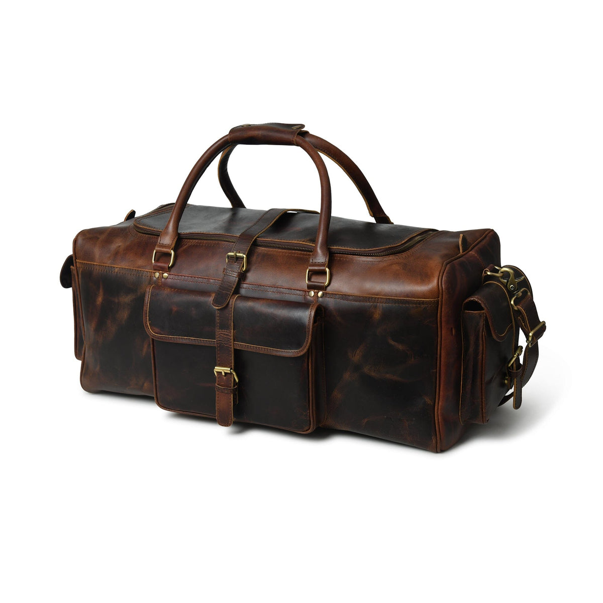 The Stellan Buffalo Duffel by Classy Leather Bags