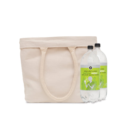 Canvas Grocery Tote with Drawstring by Organic Cotton Mart