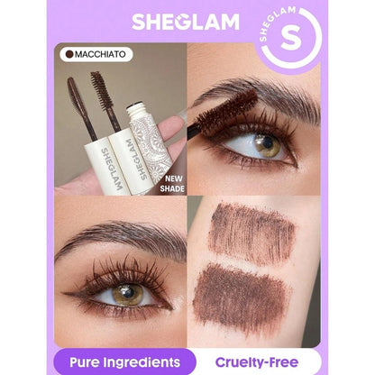 Sheglam All-In-One Volume & Length Waterproof Mascara Macchiato by Beauty Care Bag