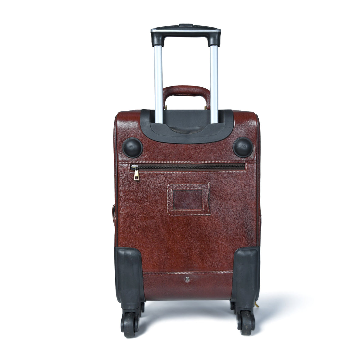 Leather Carry-On Trolly Bag by Classy Leather Bags