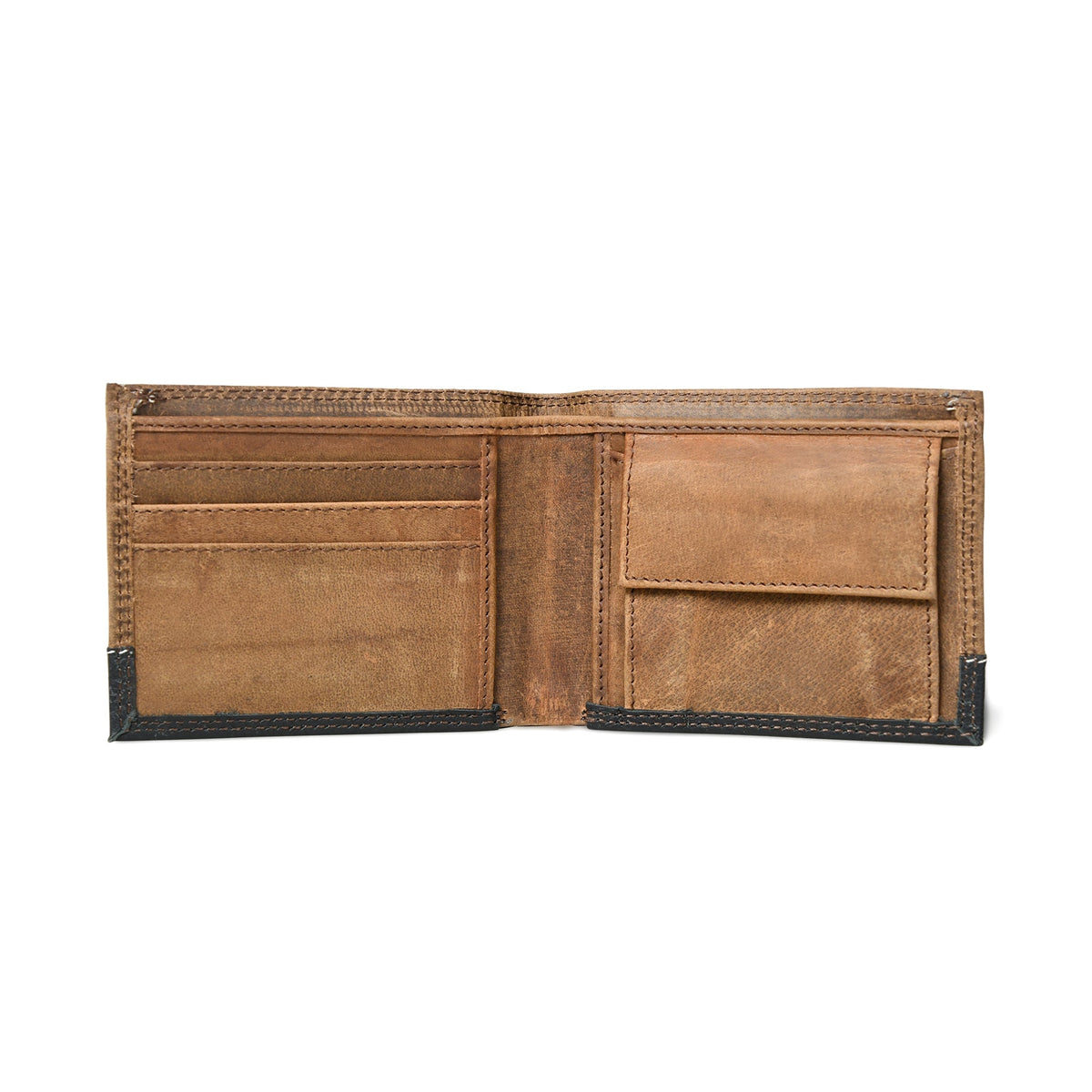 Contrast Bifold Men's Wallet by Classy Leather Bags