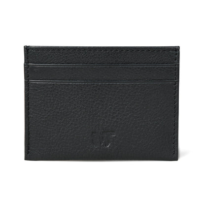 Minimalistic Black Cards Holder by Classy Leather Bags