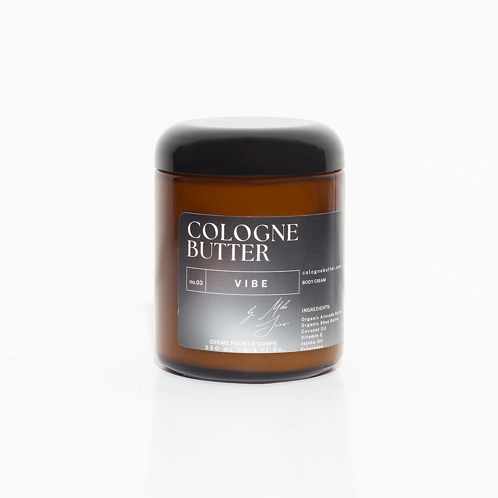 VIBE – Energizing Fragrance Body Butter | Grapefruit, Patchouli & Oakmoss Cologne Scent Moisturizing Skin Butter | Cologne Butter by CB