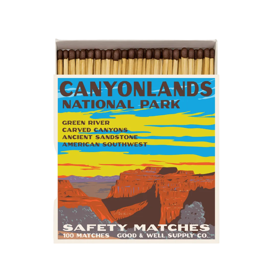 Canyonlands Vintage National Park Cabin Matches by Good & Well Supply Co.