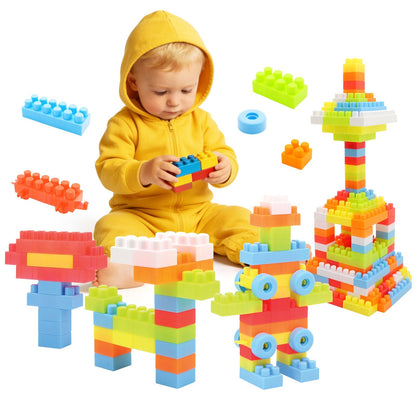150-piece toddler STEM building blocks by GBruno Store, view 4