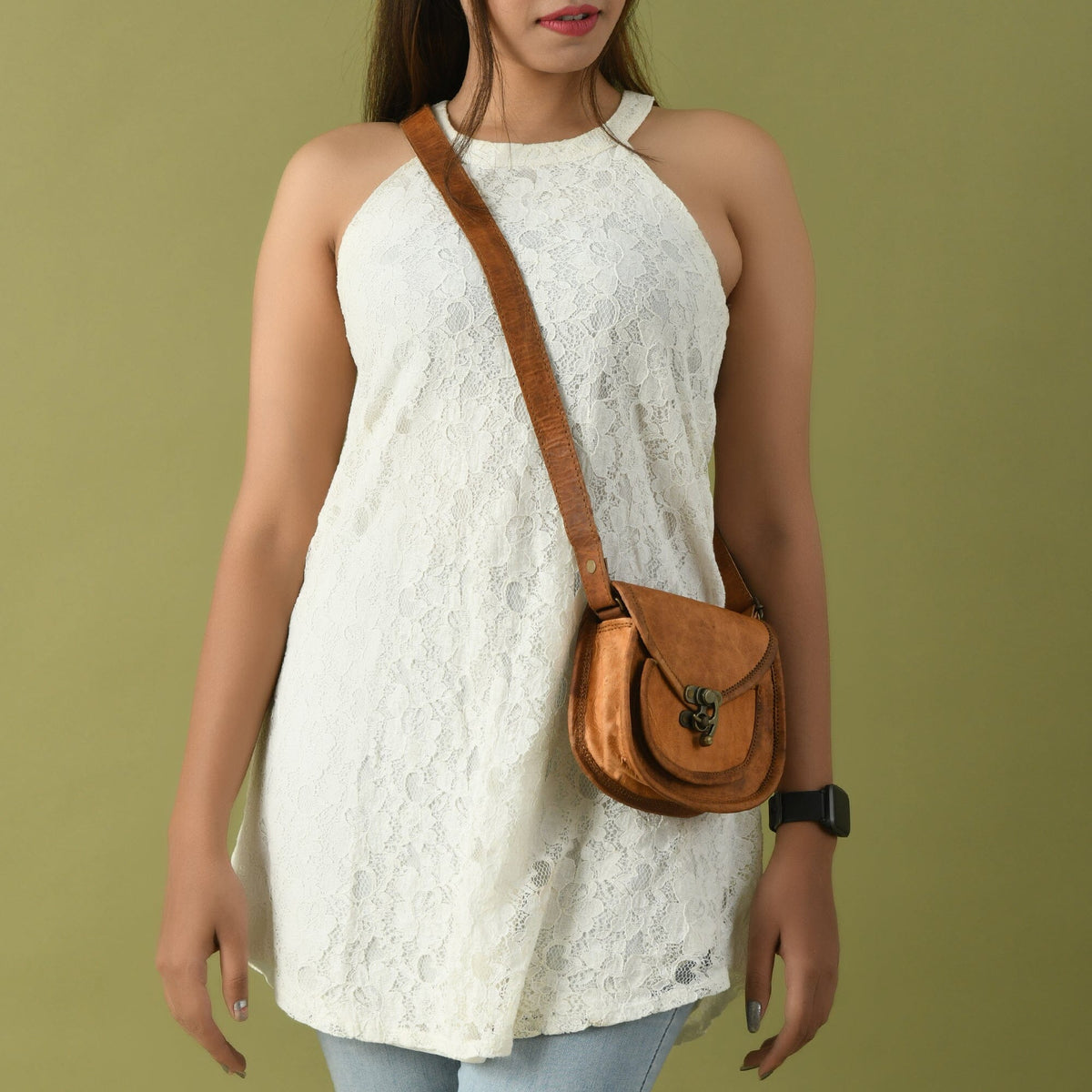 Willow Crossbody Sling Bag by Classy Leather Bags