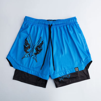 The Ghost 2-in-1 lined shorts with compression liner