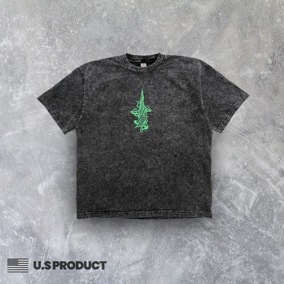 The Body Flicker heavyweight oversized crew neck t-shirt