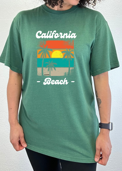 California Beach unisex bamboo graphic T-shirt – view 5