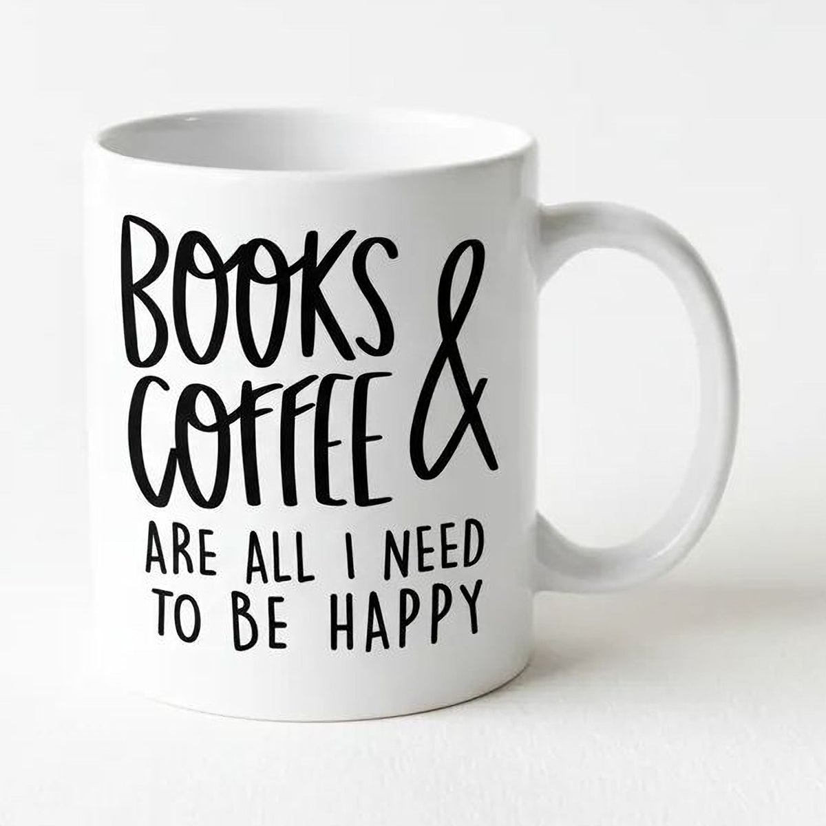 Book Lover Mug - Ceramic Coffee Mug for Book Club Gifts & Reader Gift Ideas 11 oz or 15 oz by Joyful Moose