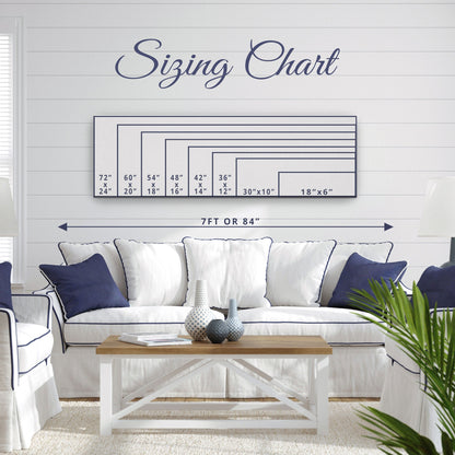 Personalized Framed Whale Canvas Sign by Off The Square Designs