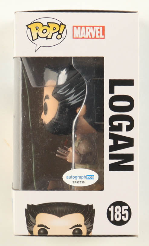 Hugh Jackman Signed "X-Men" #185 Logan Funko Pop! Vinyl Bobble-Head Figure (AutographCOA) by Balec Group