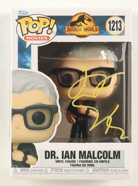 Jeff Goldblum Signed "Jurassic World Dominion" #1213 Dr. Ian Malcolm Funko Pop! Vinyl Figure (ACOA) by Balec Group