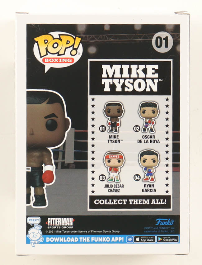 Mike Tyson Signed #01 Funko Pop! Vinyl Figure (ACOA) by Balec Group