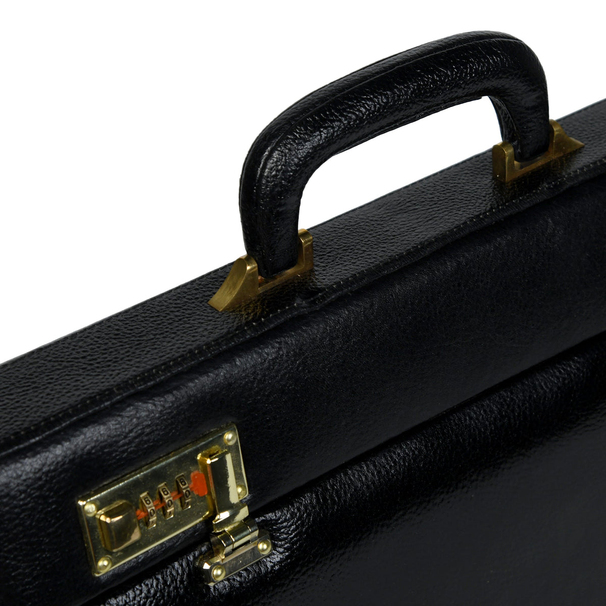 Black Office Suitcase Briefcase by Classy Leather Bags