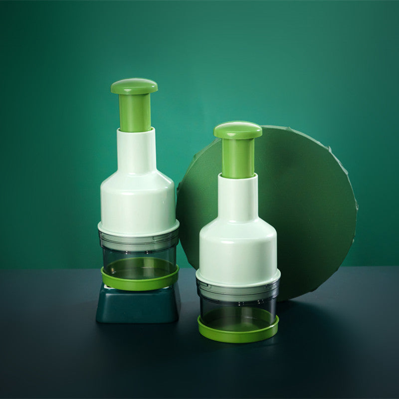Manual Garlic & Nut Chopper with Stainless Steel Blade by SmartPursue™
