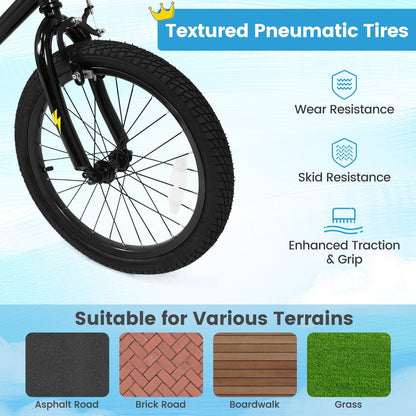 kids bike with monster graphics and training wheels by GBruno Store, view 7