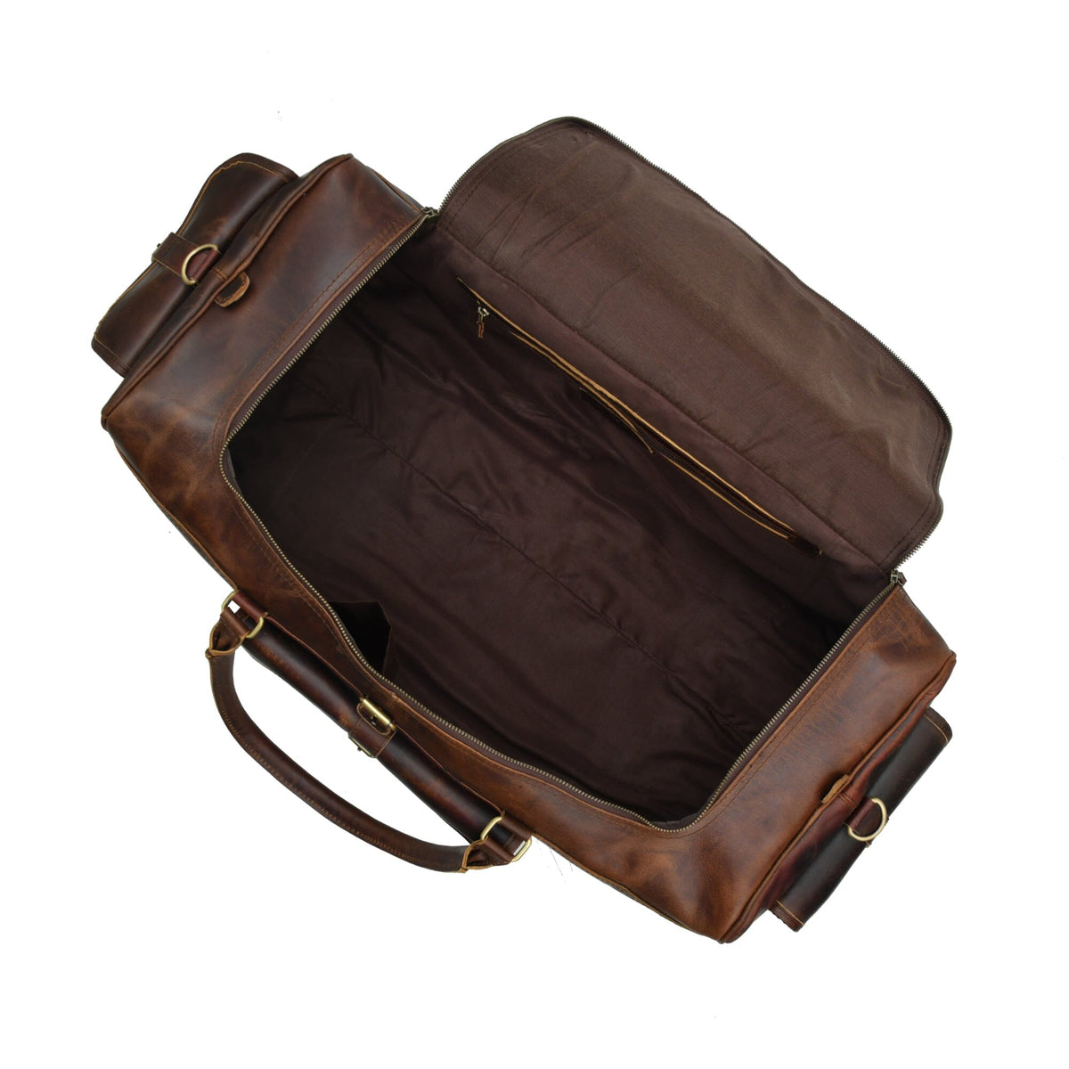 The Stellan Buffalo Duffel by Classy Leather Bags