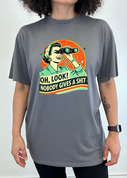 Funny Retro Woman unisex bamboo graphic T-shirt – view 6