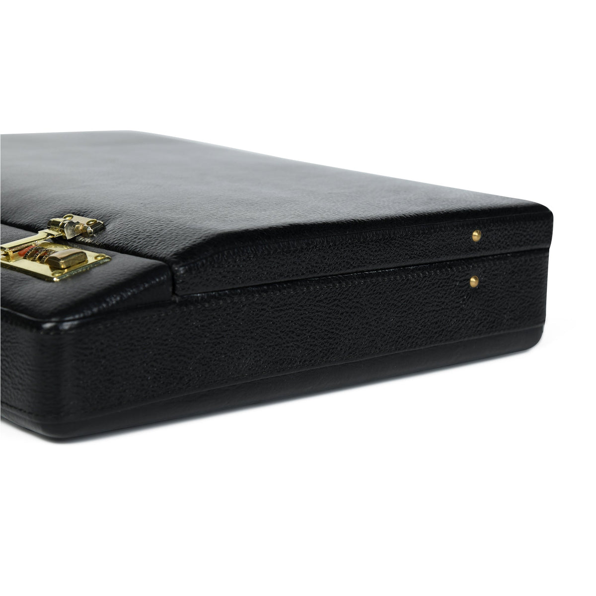 Black Office Suitcase Briefcase by Classy Leather Bags