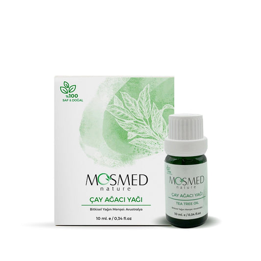 Mosmed Pure Tea Tree Oil 10ml - 100% Natural Skincare Essential Oil by Beauty Care Bag