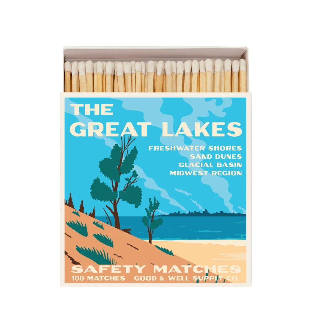 Great Lakes Vintage National Park Cabin Matches by Good & Well Supply Co.