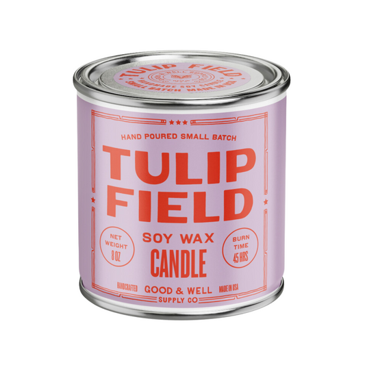 Tulip Field Soy Candle by Good & Well Supply Co.