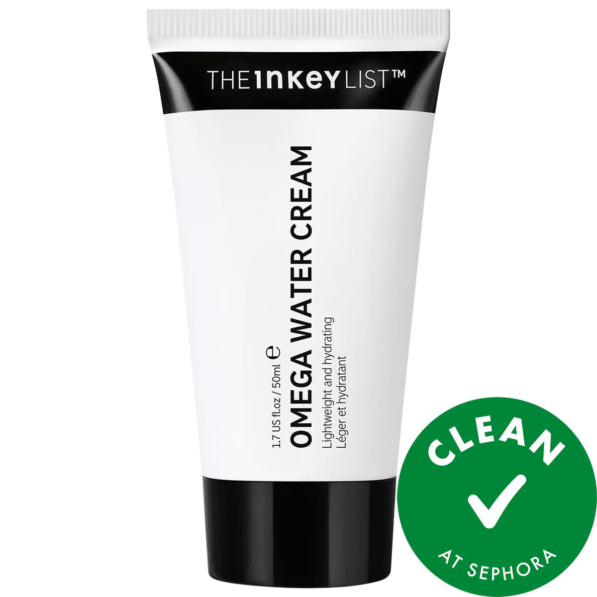 Omega Water Cream: Oil-Free Moisturizer with Niacinamide for Oily Skin - Vegan & Cruelty-Free Hydration, Minimizes Pores & Improves Texture, Lightweight by Beauty Care Bag
