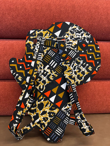 Ashiraf African map backpack – view 2