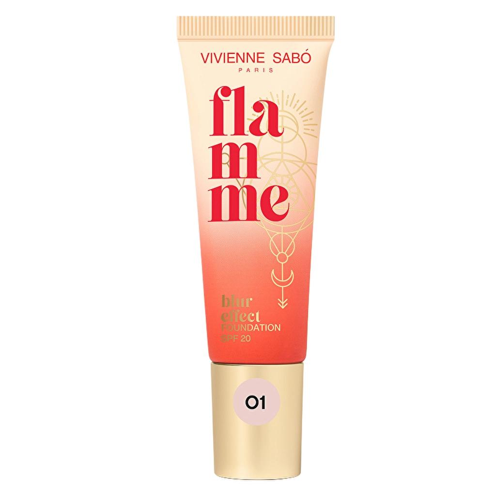 Vivienne Sabo Flamme Blur Effect Foundation SPF 20 01 Ivory 35ml by Beauty Care Bag