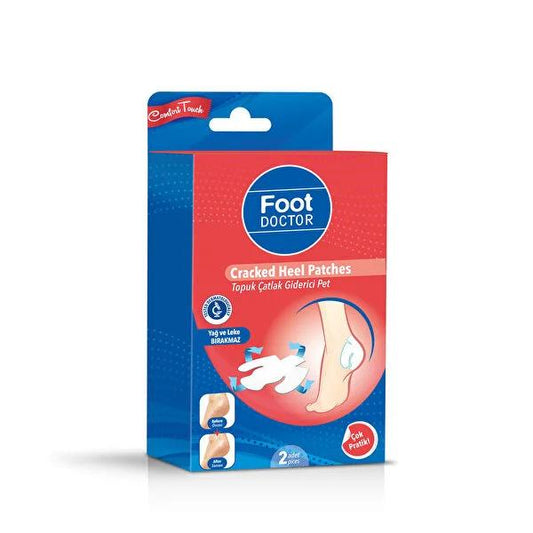 Foot Doctor Cracked Heel Treatment Foot Pads: Soften Dry, Cracked Heels & Moisturize Feet with Papaya, Urea, Vitamin B5 & NHF for Intense Foot Care by Beauty Care Bag