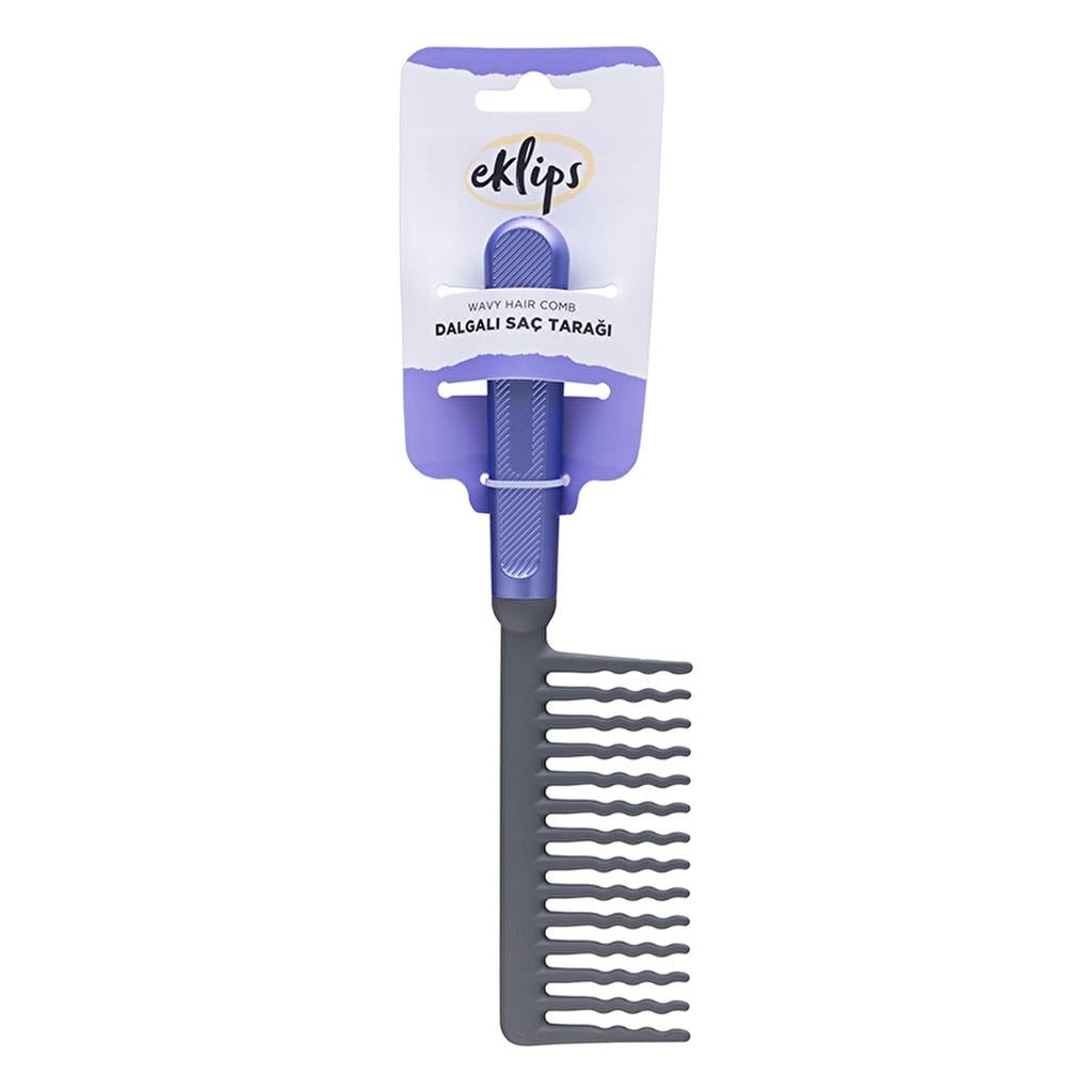 Eklips Wavy Hair Comb for Gentle Detangling by Beauty Care Bag