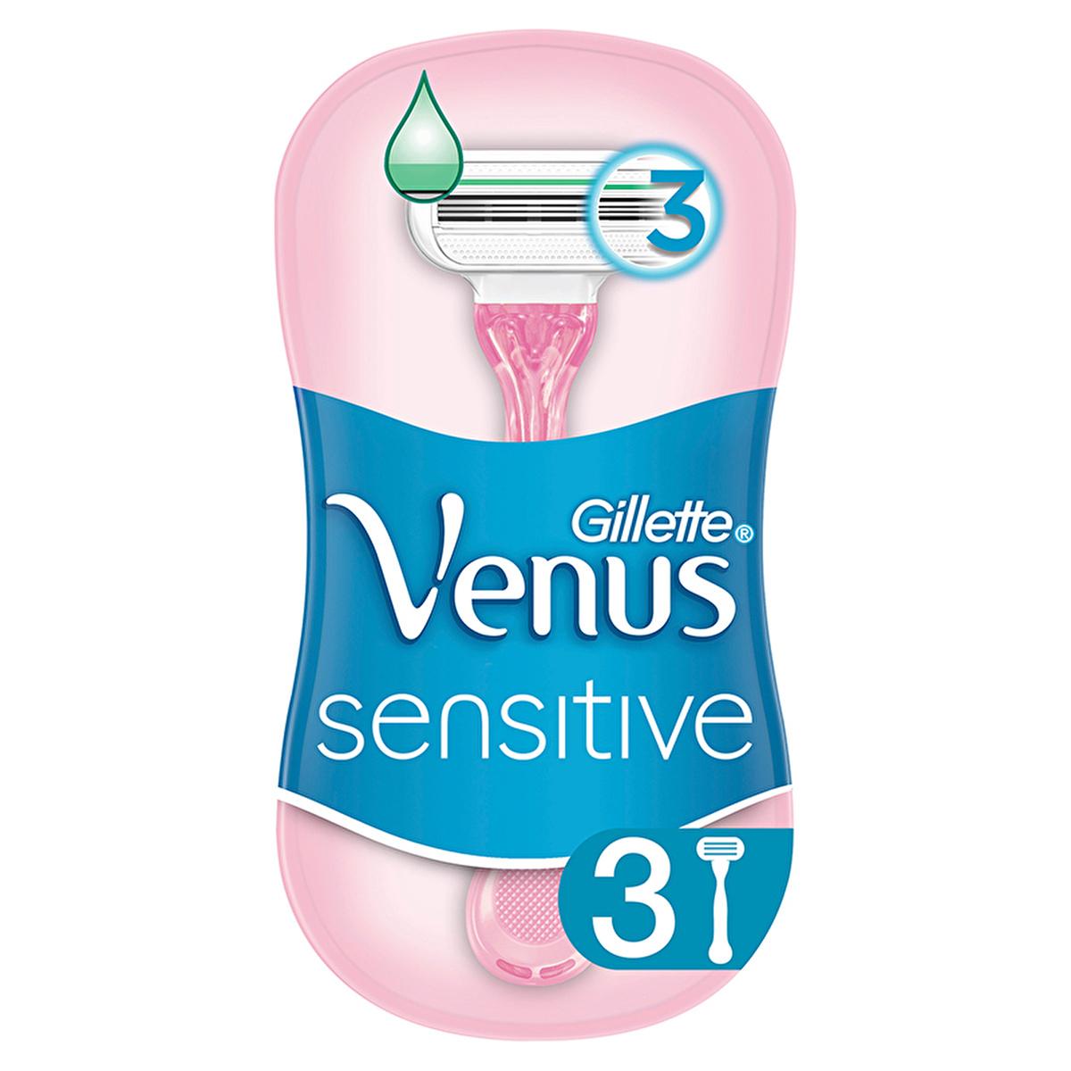 Gillette Venus Sensitive: Women's Razor for Smooth, Irritation-Free Shaving - Designed for Best Razor for Sensitive Skin by Beauty Care Bag
